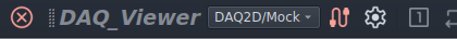 DAQ_Viewer toolbar before initialization