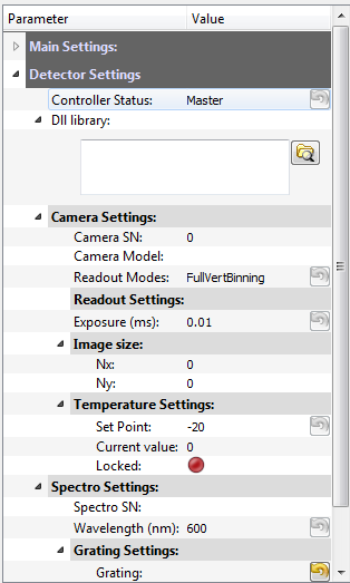 Settings example